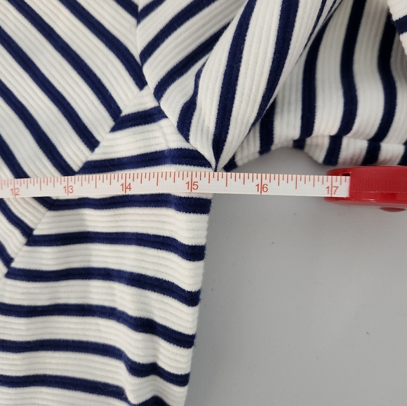 Navy and White Lacoste Dress, Size Medium - Picture 7 of 8